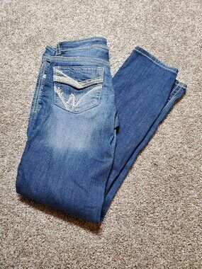 Warehouse One Women's Jeans Blue Faded Wash 28x29